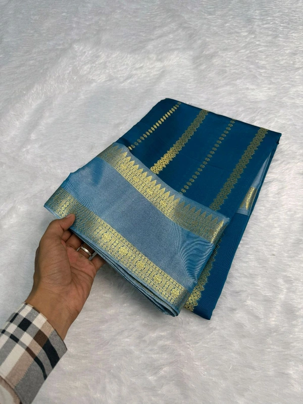 B12004 Soft Katan Kanjivaram Silk Saree  - Blumine