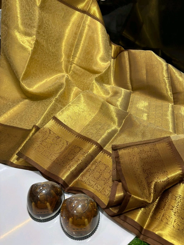 B11011 Soft Katan Silk Saree With Kanjivaram Border 
