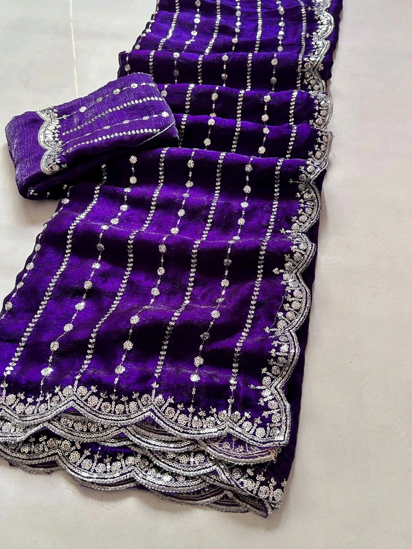 W10000 Trending Space Silk Saree ( Embroidery )