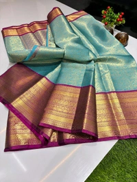 B11022 Soft Katan Silk Saree