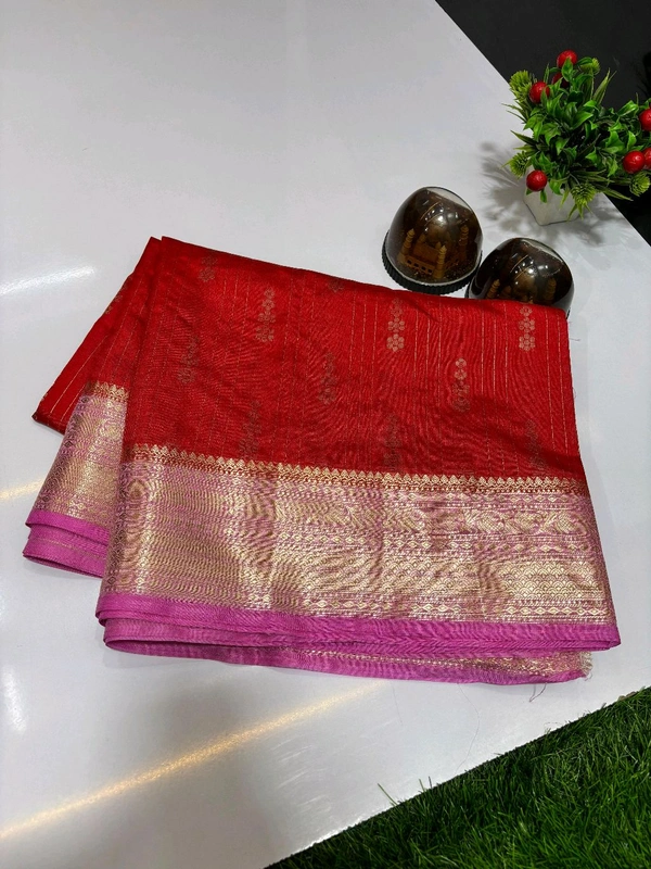 B11045 Premium Chiniya Soft Silk Saree
