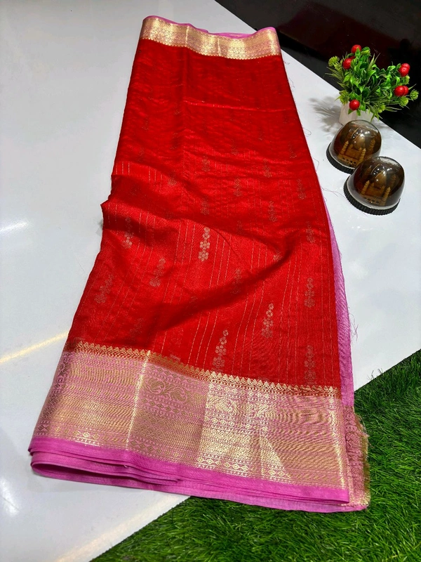 B11045 Premium Chiniya Soft Silk Saree
