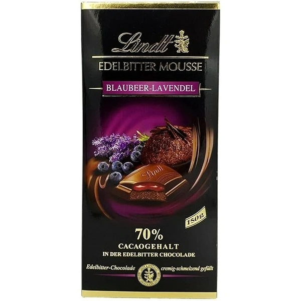 Lindt Edelbitter Mouse Blaubeer-Lavendel