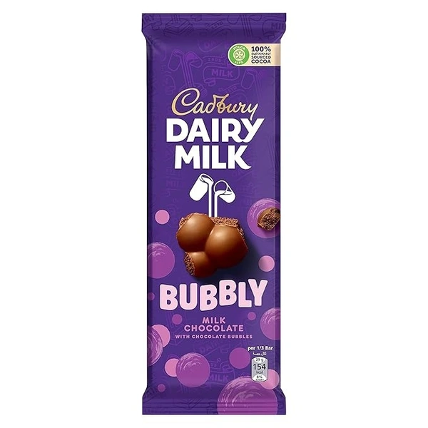 Dairy Milk Bubbly, 160 gm