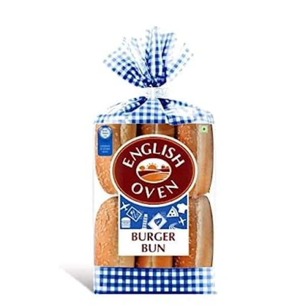 English Oven Burger Bun  (6 buns) - 300 gm