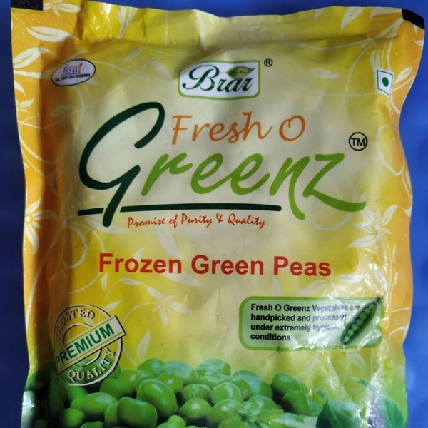 Brar Fresh O Frozen Green Peas (Safal Matar) - 5 kg