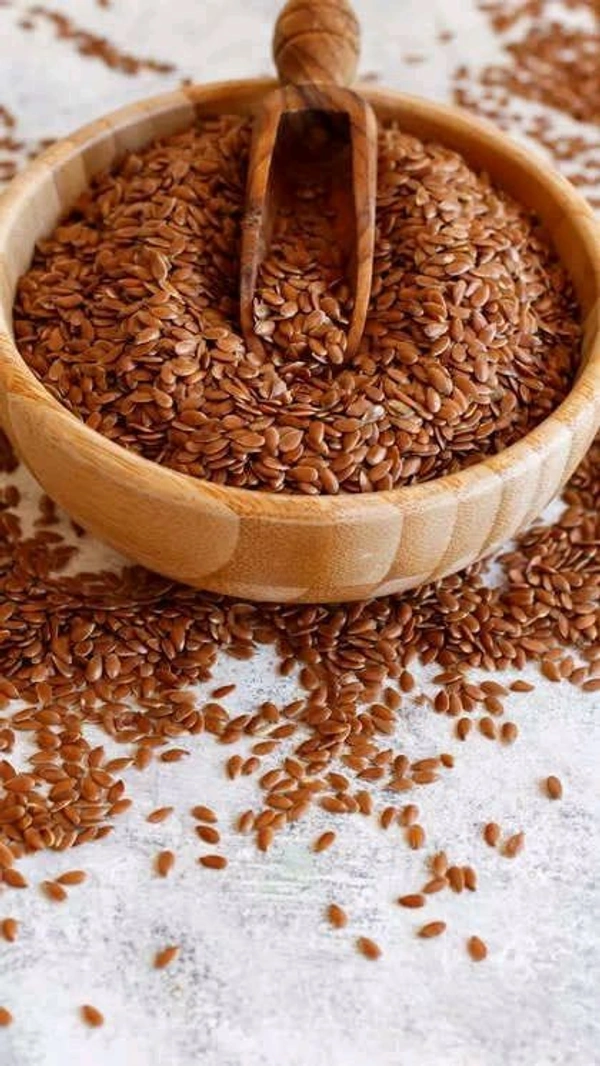 Unroasted Flax seeds - 100 gm