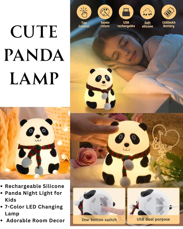 Cute panda LAMP - 1 pcs