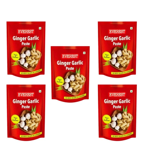 Ginger garlic paste combo set of 5 pcs - 5 pcs