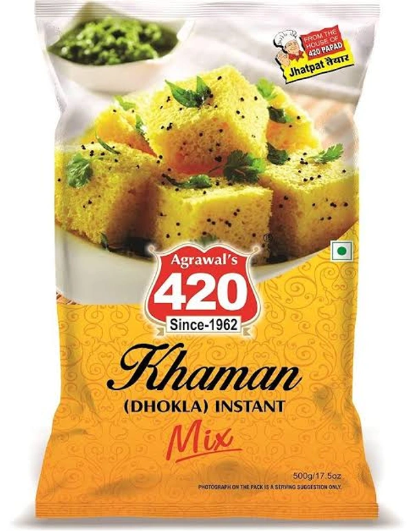 Agrawal's 420 khaman dhokla  mix - 500g