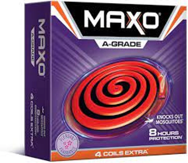 Maxo Mosquito Repellent Coil 8 Hour Red Regular (10 Count) - 1kg - 1.1kg