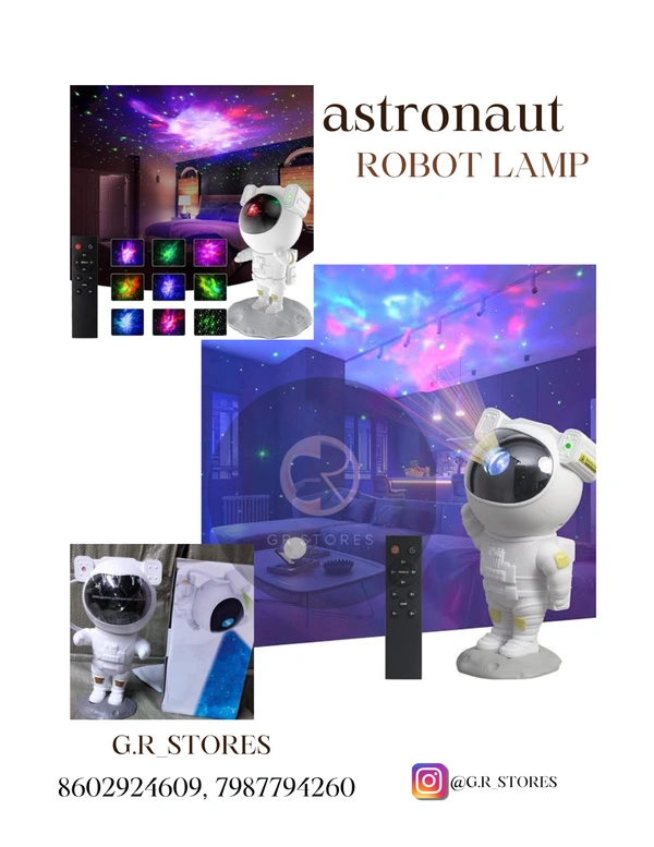 astronaut ROBOT LAMP - 1 pcs