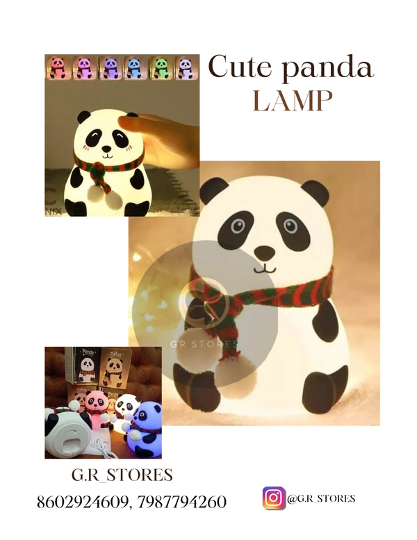Cute panda LAMP - 1 pcs
