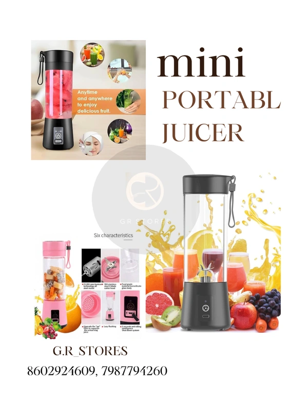 Mini PORTABL JUICER - 1 pcs