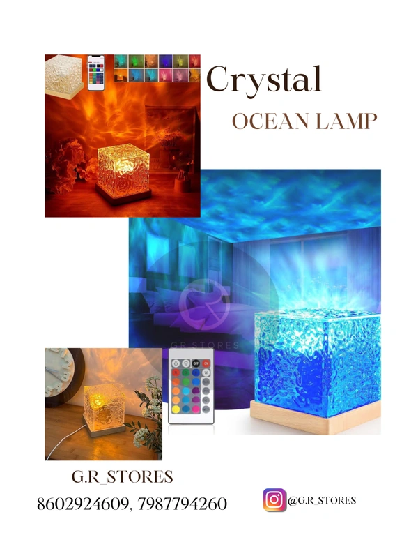 Crystal  OCEAN LAMP - 1 pcs