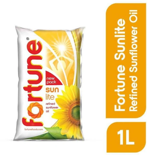 Fortune Sunlite Refined Sunflower Oil 1 litre - 1 litre