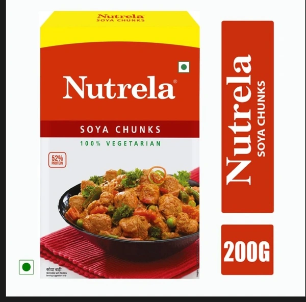 Nutrela High Protein Soya Chunks - 200g