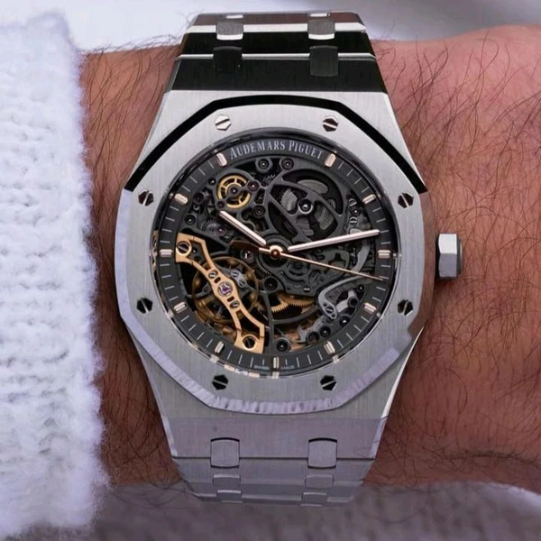 AUDERMARS PIGUET ROYAL OAK  SKELETON  - Silver