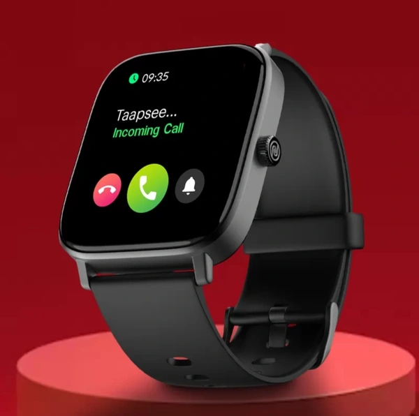 Noise Colorfit Icon 2 1.8" Display with Bluetooth Calling, Al Voice Assistant Smartwatch (Black Strap, Regular) - Gray, Free