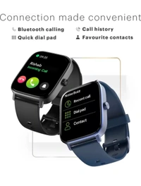 Noise Colorfit Icon 2 1.8" Display with Bluetooth Calling, Al Voice Assistant Smartwatch (Black Strap, Regular) - Gray, Free