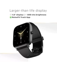 Noise Colorfit Icon 2 1.8" Display with Bluetooth Calling, Al Voice Assistant Smartwatch (Black Strap, Regular) - Gray, Free