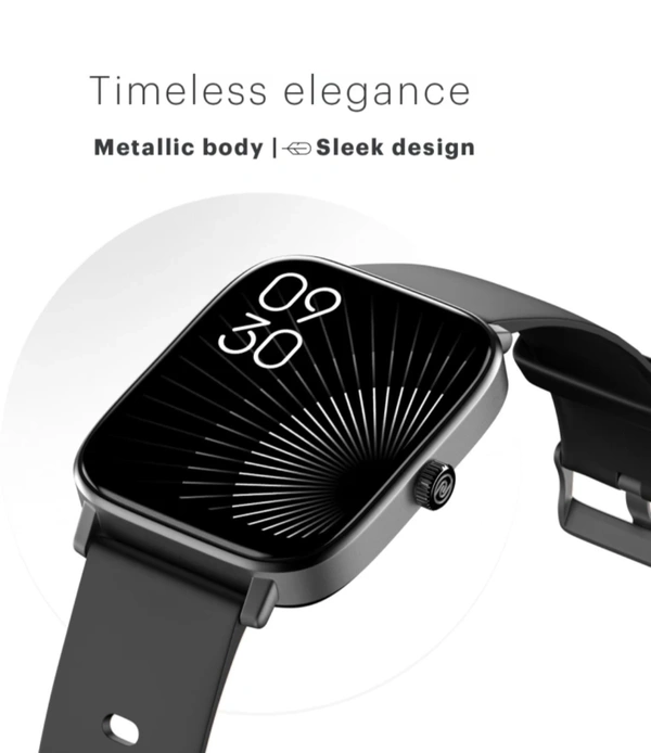 Noise Colorfit Icon 2 1.8" Display with Bluetooth Calling, Al Voice Assistant Smartwatch (Black Strap, Regular) - Gray, Free