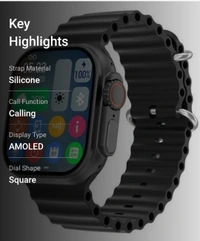 Boat Satyam TRADERS T800 Ultra Honeycomp Edition smart watch Smartwatch (Black Strap, Free Size) - Black, Free