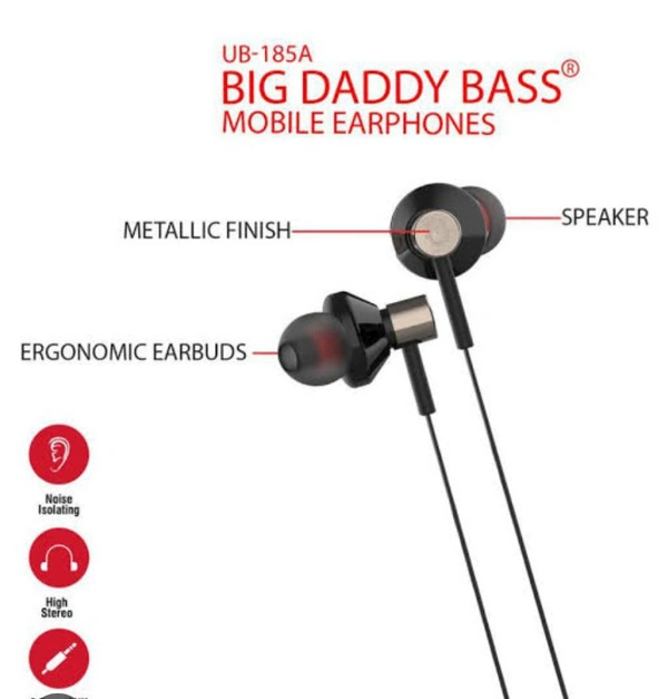 UBON Bass Wireless Earphone  - Black