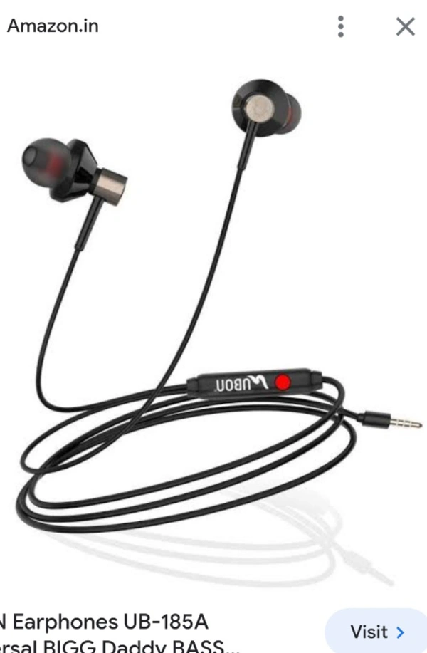 UBON Bass Wireless Earphone  - Black