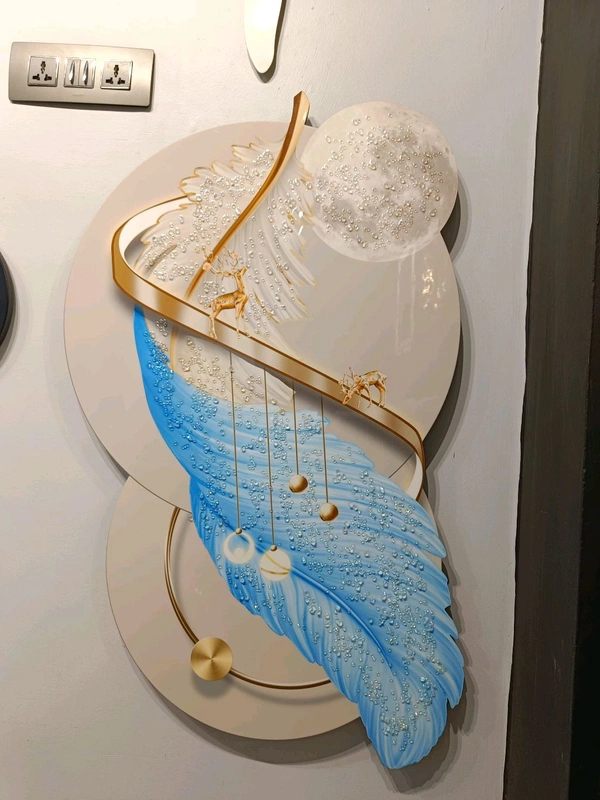 *Size: 40 X 24 Inch**Material: MDF With Crystals Embossing* - 40×24 Inches