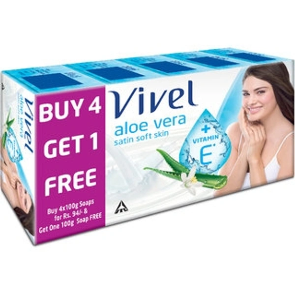 Vivel Aloe Soap 5*100Gm
