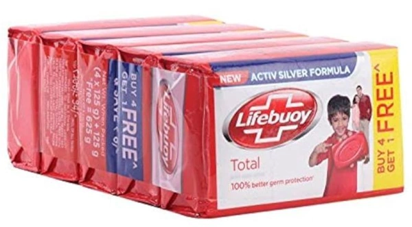 Lifebuoy Soap 5*125Gm