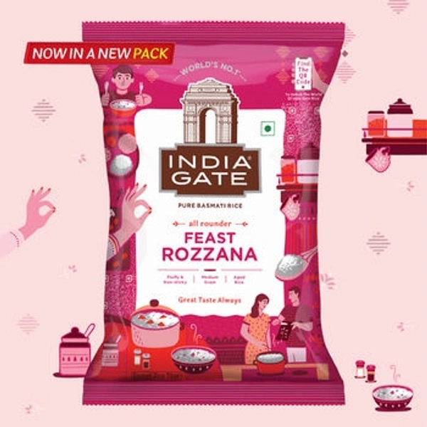 India Gate Feast Rozzana - 5kg