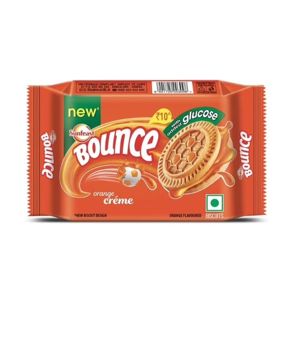 Bounce Orenge Cream Biscuit - 62g