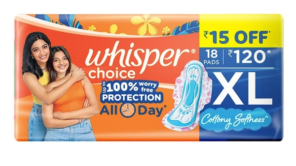 whisper choice XL 18pcs