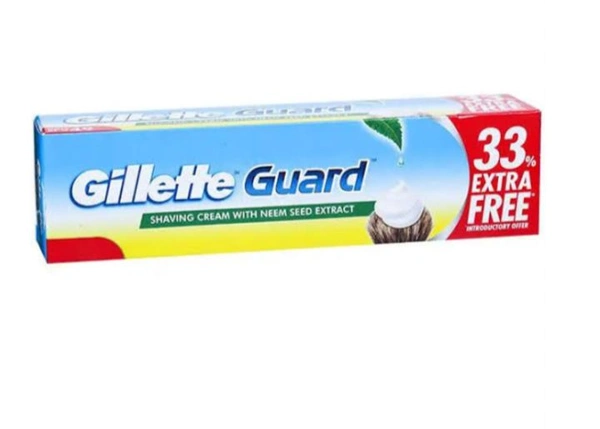 gillette guard shaving cream 25g