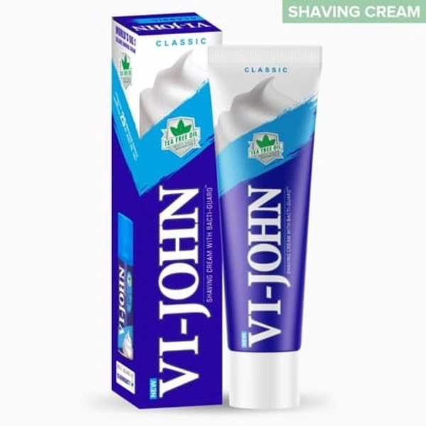 vi-john sheving cream with bacti-guard 30g