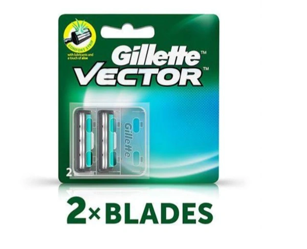 gillette vector+cartridge 2pcs