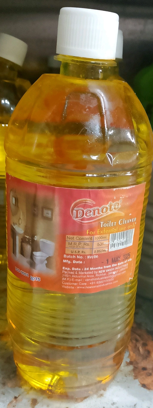 Denote toilet cleaner acid 1litre