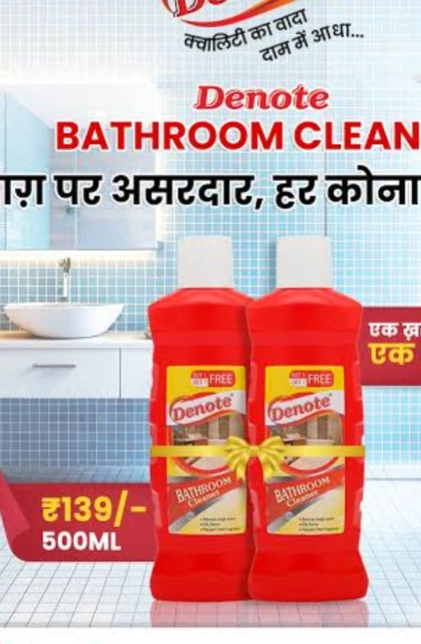 Denote bathroom cleaner 500ml +500ml
