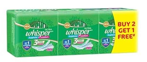 whisper green XL + buy 2get 1(30+15)