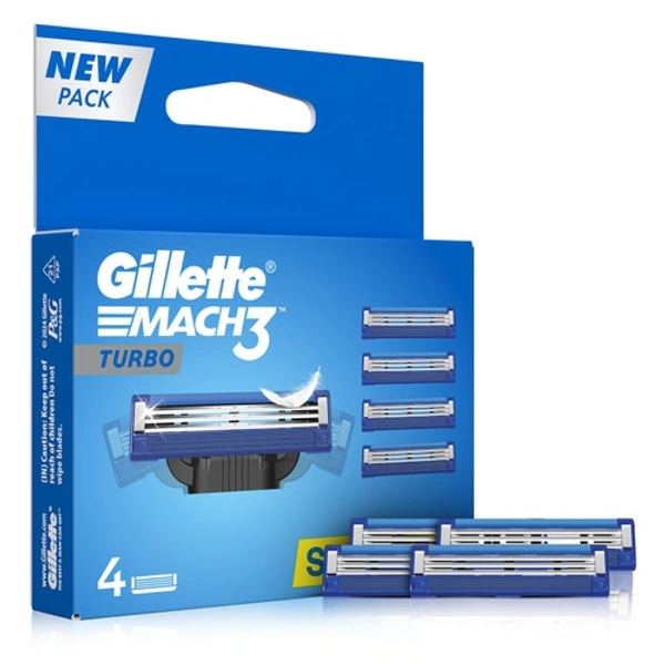 gillette mach3  cartridge 4pcs