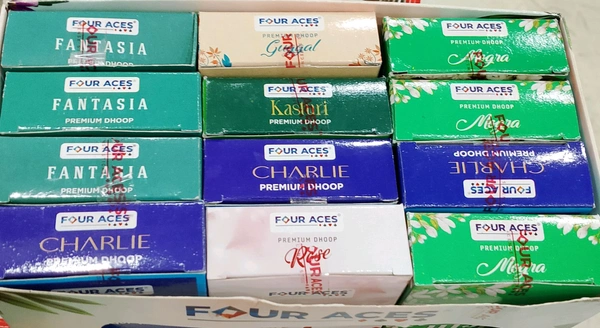 Four aces gili dhoop 12pcs (6flavours)