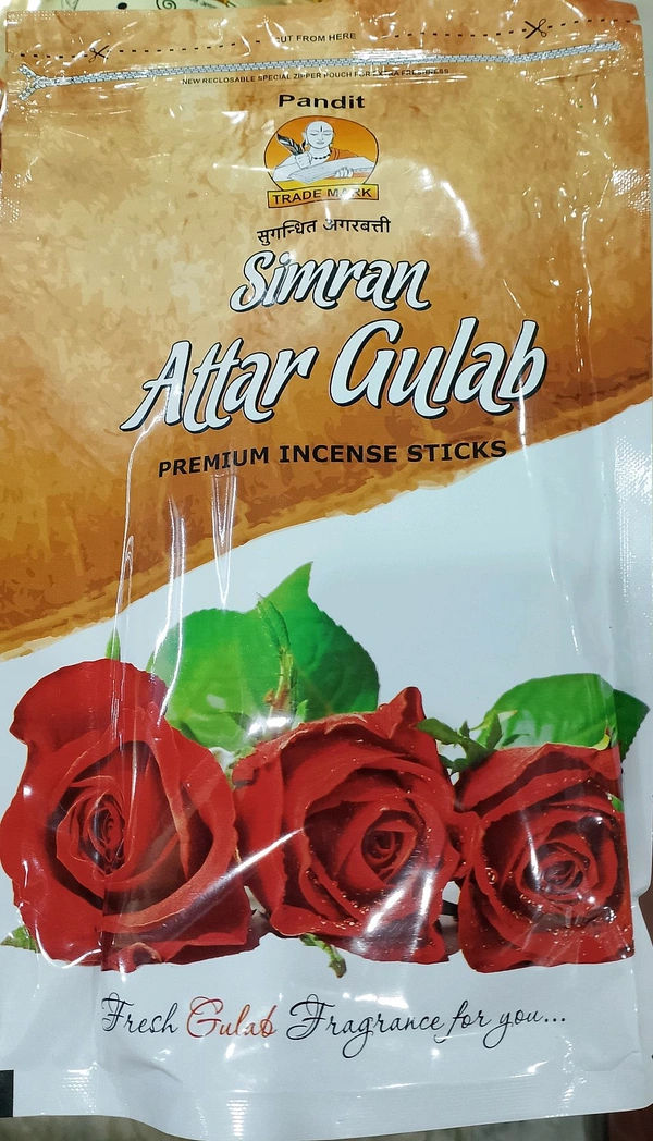 Pandit gulab agarbatti 80g