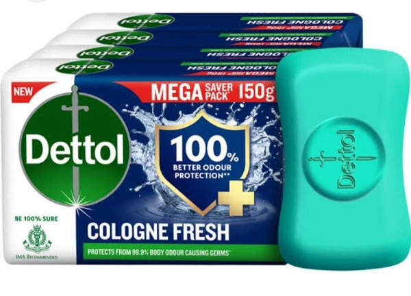 Dettol Cologne Fresh Soap 4*150gm