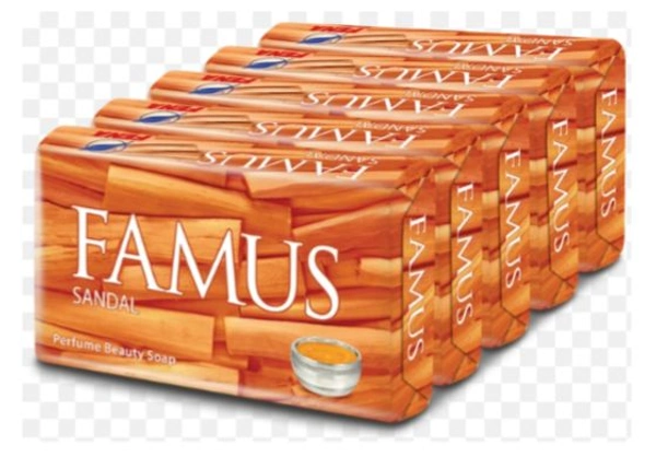 Famus Sandal Soap 5*100gm