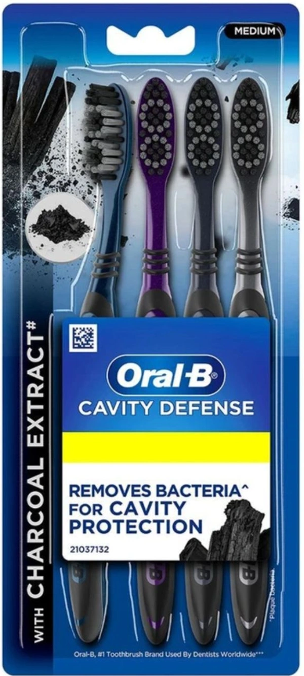 Oral B Charcoal Medium Brush Buy 4