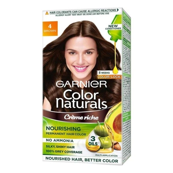 Garnier Colour 4no Natural Brown 70ml