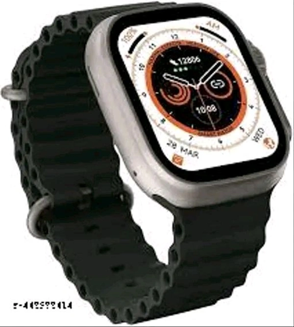 T800 Ultra Big Smart watch With 2.09" (49mm) HD Display  - Blue Charcoal, Free Size
