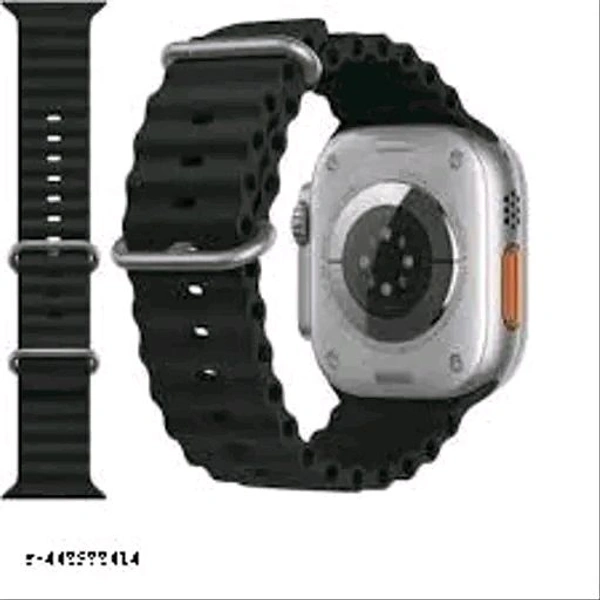 T800 Ultra Big Smart watch With 2.09" (49mm) HD Display  - Blue Charcoal, Free Size